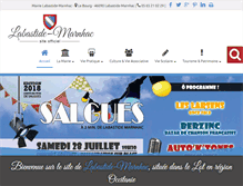 Tablet Screenshot of labastide-marnhac.fr